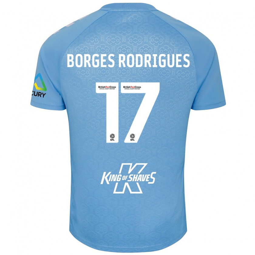 Kandiny Deti Raphael Borges Rodrigues #17 Modrá Biela Dresy Hazai Csapatmez 2024/25 Triĭká