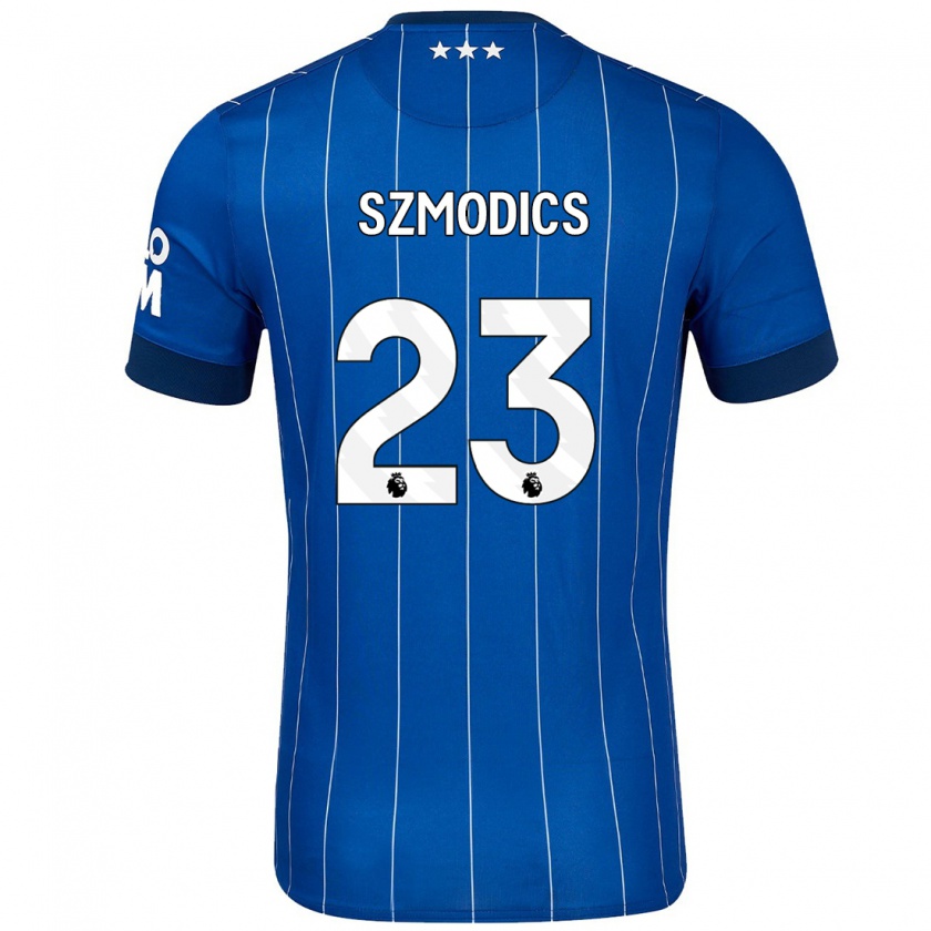 Kandiny Deti Sammie Szmodics #23 Námornícka Modrá Dresy Hazai Csapatmez 2024/25 Triĭká