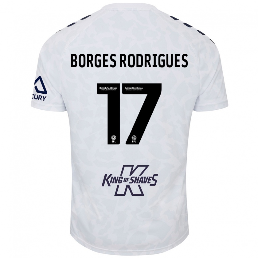 Kandiny Deti Raphael Borges Rodrigues #17 Biela Dresy Idegenbeli Csapatmez 2024/25 Triĭká