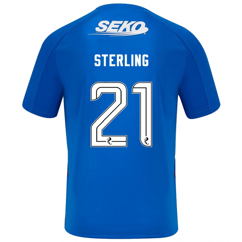 Kandiny Muži Dujon Sterling #21 Tmavo Modrá Dresy Hazai Csapatmez 2024/25 Triĭká