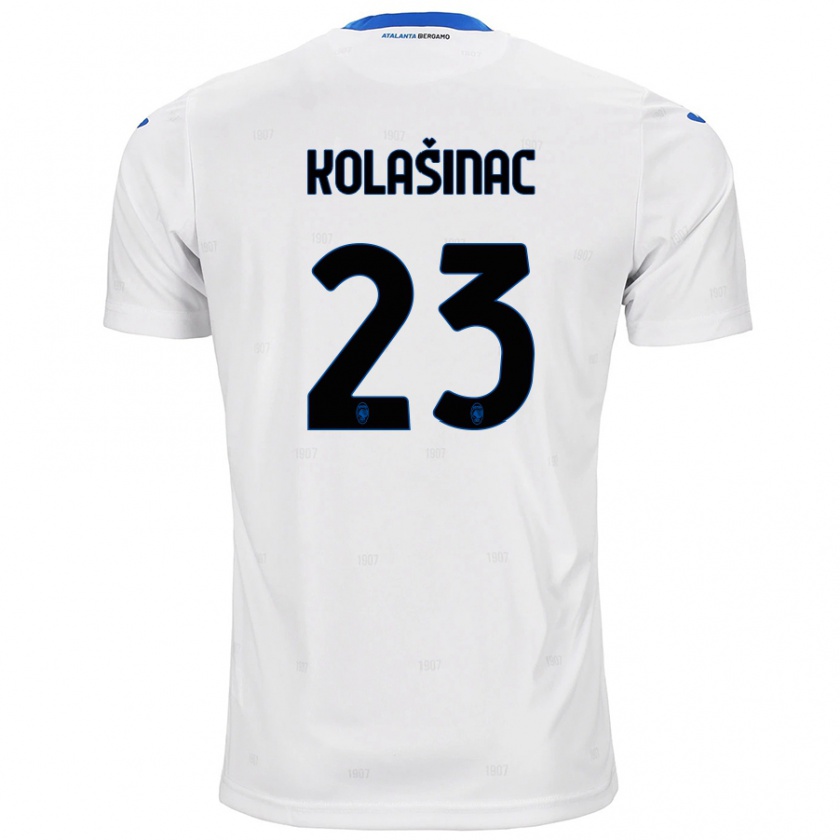 Kandiny Muži Sead Kolasinac #23 Biela Dresy Idegenbeli Csapatmez 2024/25 Triĭká