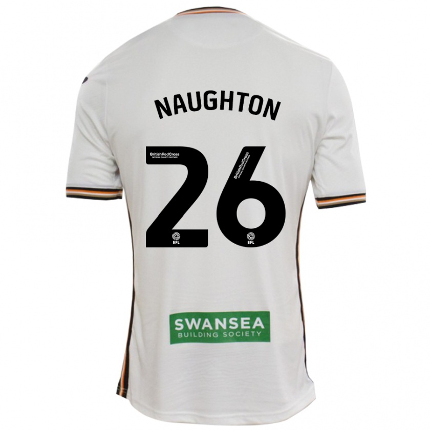 Kandiny Deti Kyle Naughton #26 Biela Dresy Hazai Csapatmez 2024/25 Triĭká