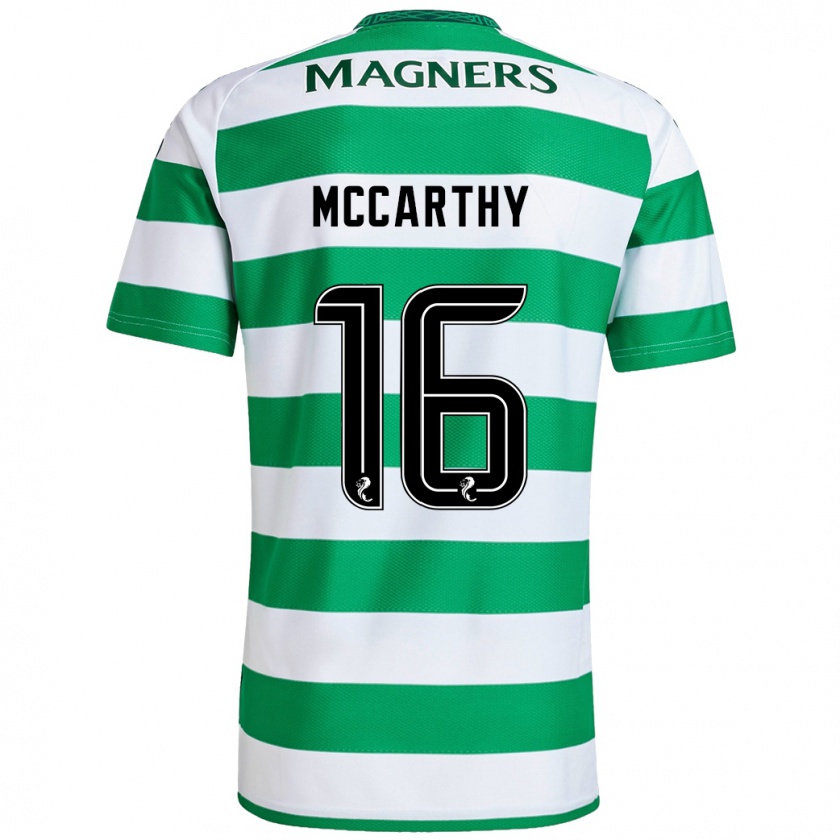 Kandiny Deti James Mccarthy #16 Zelená Biela Dresy Hazai Csapatmez 2024/25 Triĭká