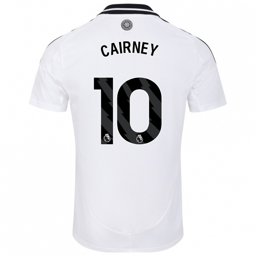 Kandiny Deti Tom Cairney #10 Biela Dresy Hazai Csapatmez 2024/25 Triĭká