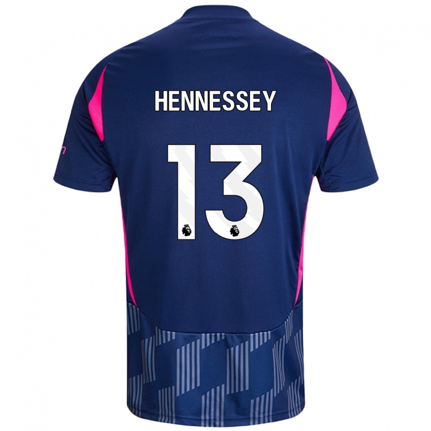 Kandiny Deti Wayne Hennessey #13 Kráľovská Modrá Ružová Dresy Idegenbeli Csapatmez 2024/25 Triĭká