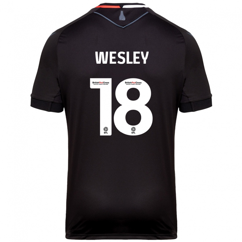 Kandiny Deti Wesley Moraes #18 Čierna Dresy Idegenbeli Csapatmez 2024/25 Triĭká