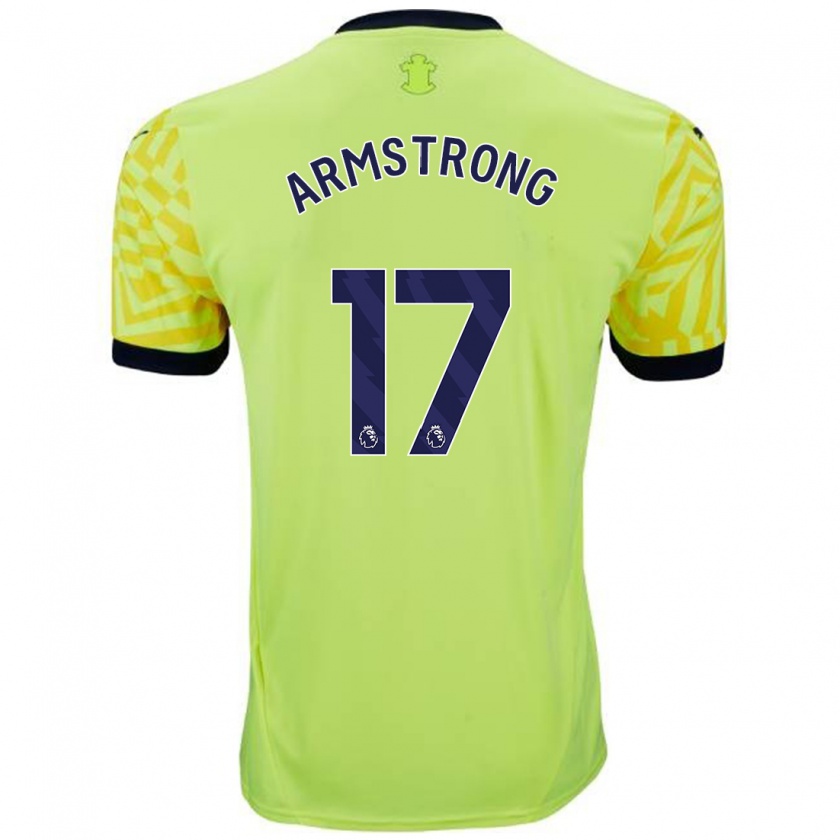 Kandiny Deti Stuart Armstrong #17 Žltá Dresy Idegenbeli Csapatmez 2024/25 Triĭká