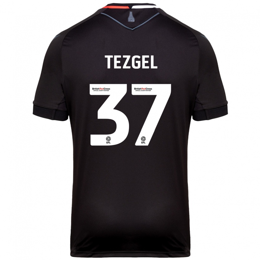 Kandiny Muži Emre Tezgel #37 Čierna Dresy Idegenbeli Csapatmez 2024/25 Triĭká