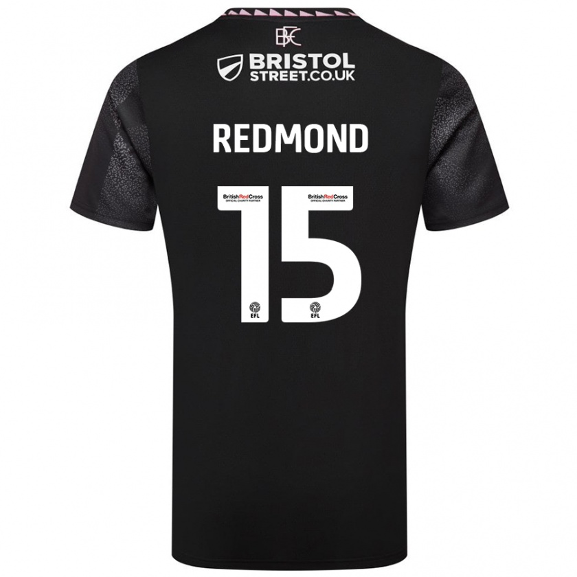 Kandiny Muži Nathan Redmond #15 Čierna Dresy Idegenbeli Csapatmez 2024/25 Triĭká