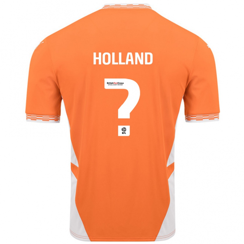 Kandiny Deti Bella Holland #0 Oranžová Biela Dresy Hazai Csapatmez 2024/25 Triĭká