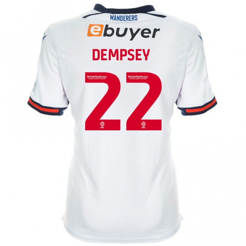 Kandiny Deti Kyle Dempsey #22 Biela Dresy Hazai Csapatmez 2024/25 Triĭká