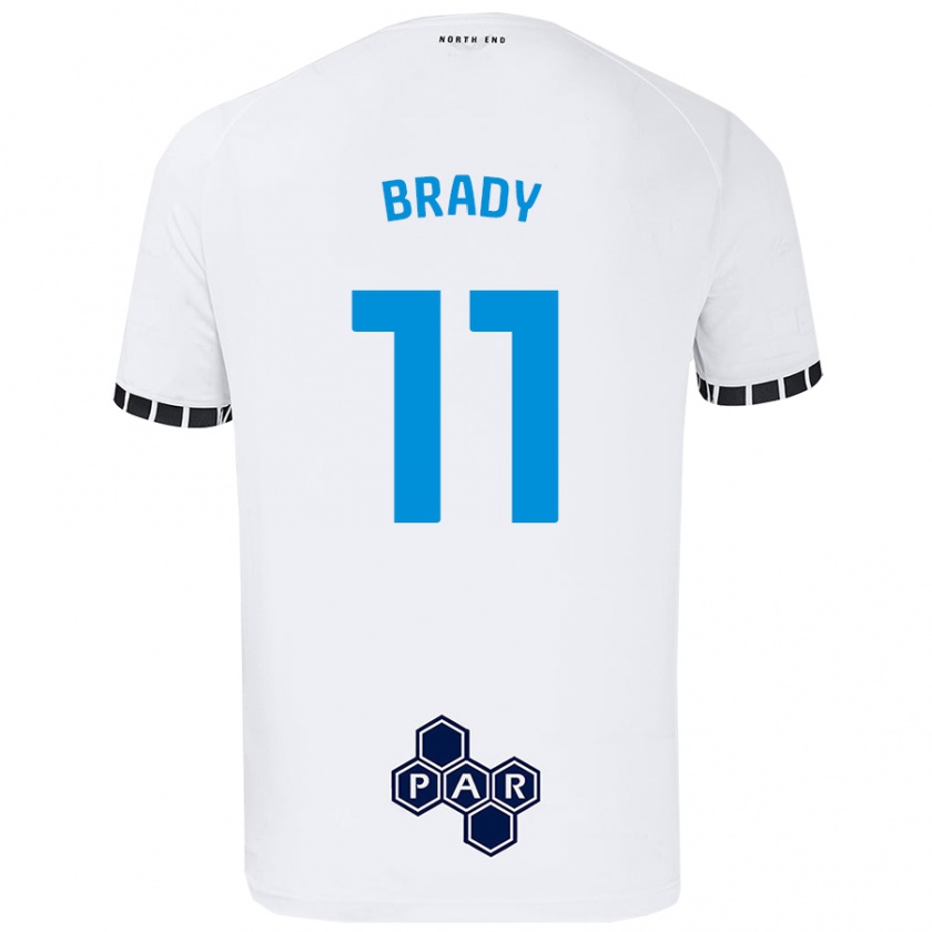 Kandiny Deti Robbie Brady #11 Biela Dresy Hazai Csapatmez 2024/25 Triĭká