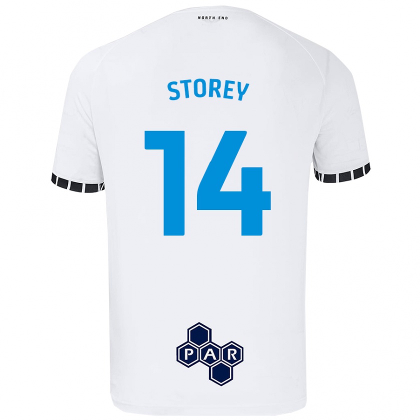 Kandiny Deti Jordan Storey #14 Biela Dresy Hazai Csapatmez 2024/25 Triĭká