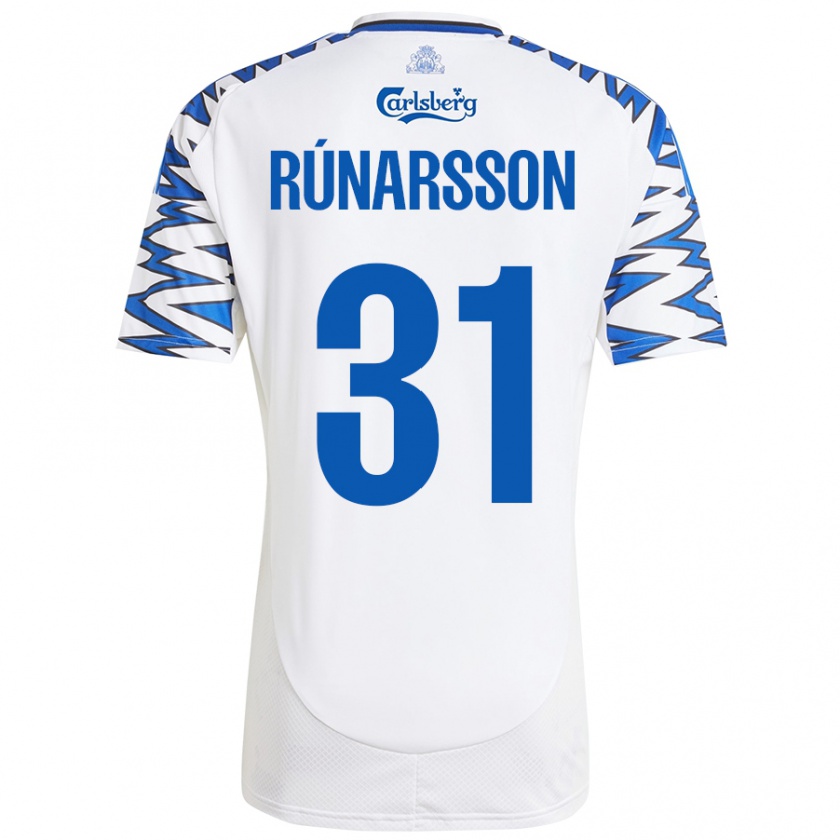 Kandiny Deti Rúnar Alex Rúnarsson #31 Biela Nebesky Modrá Dresy Hazai Csapatmez 2024/25 Triĭká