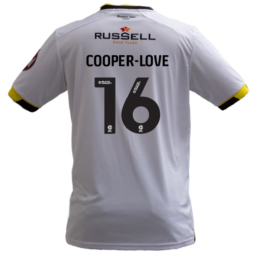 Kandiny Deti Jack Cooper-Love #16 Biela Dresy Idegenbeli Csapatmez 2024/25 Triĭká