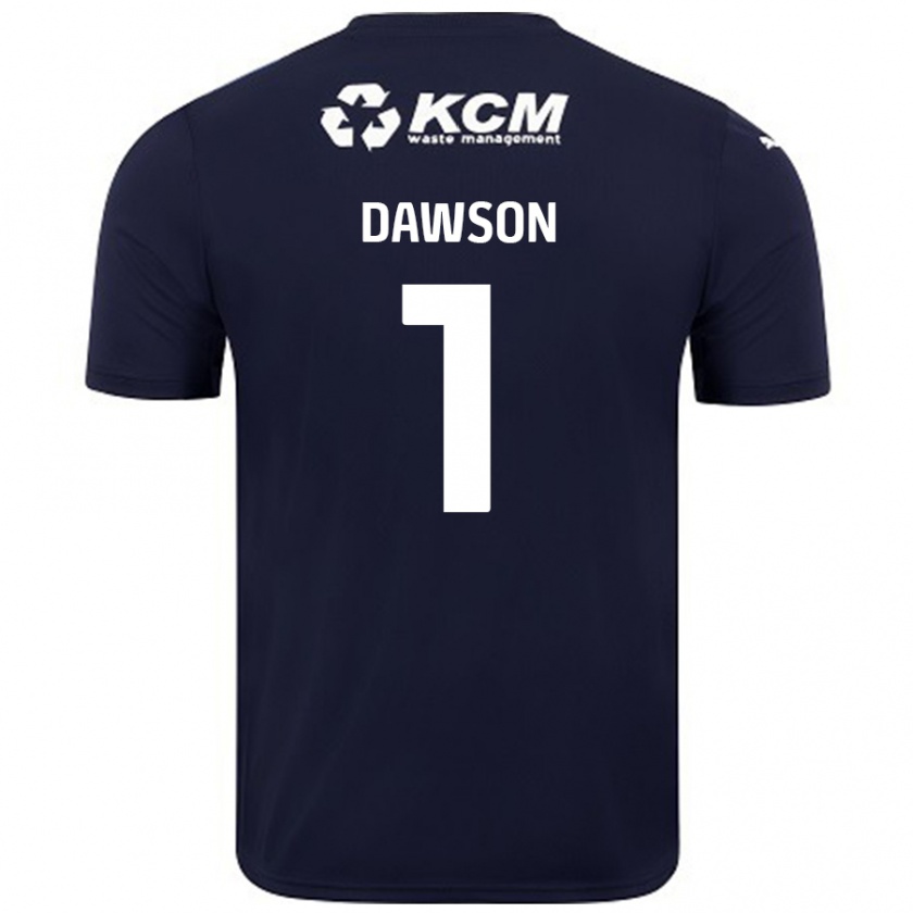 Kandiny Deti Cameron Dawson #1 Námornícka Modrá Dresy Idegenbeli Csapatmez 2024/25 Triĭká