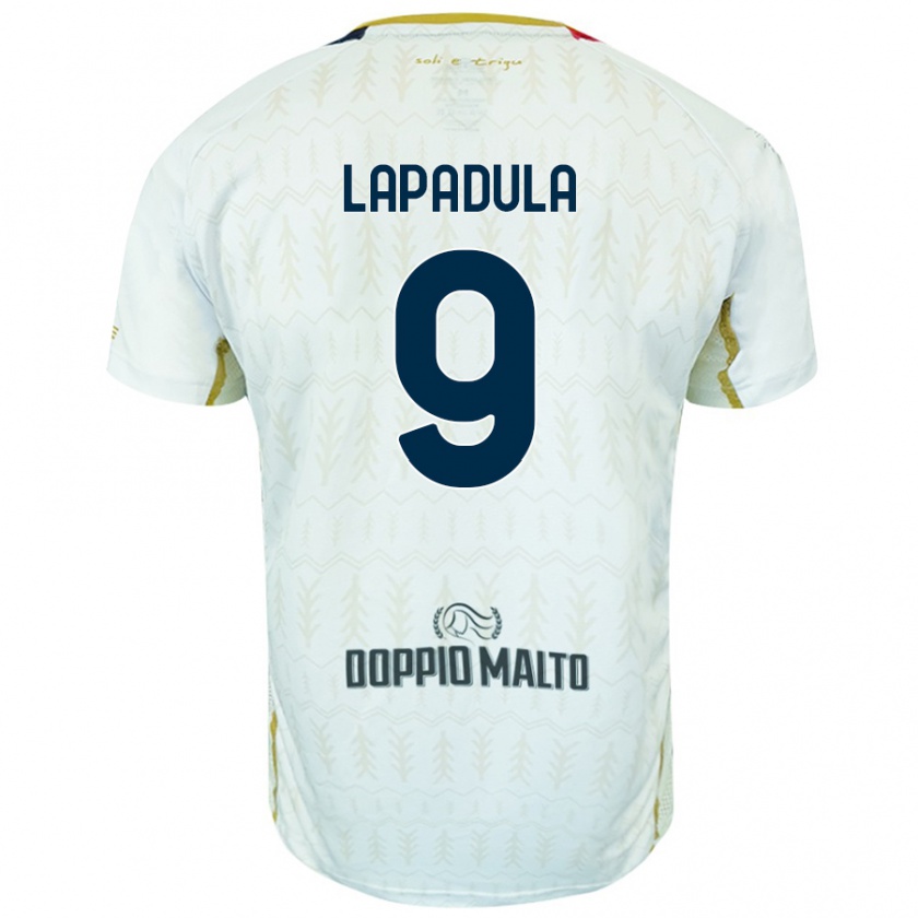 Kandiny Deti Gianluca Lapadula #9 Biela Dresy Idegenbeli Csapatmez 2024/25 Triĭká