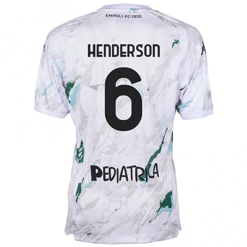 Kandiny Deti Liam Henderson #6 Šedá Dresy Idegenbeli Csapatmez 2024/25 Triĭká