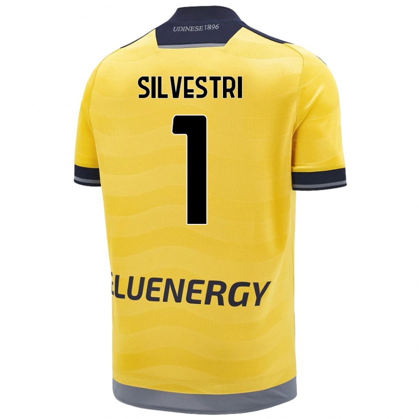 Kandiny Deti Marco Silvestri #1 Zlatý Dresy Idegenbeli Csapatmez 2024/25 Triĭká