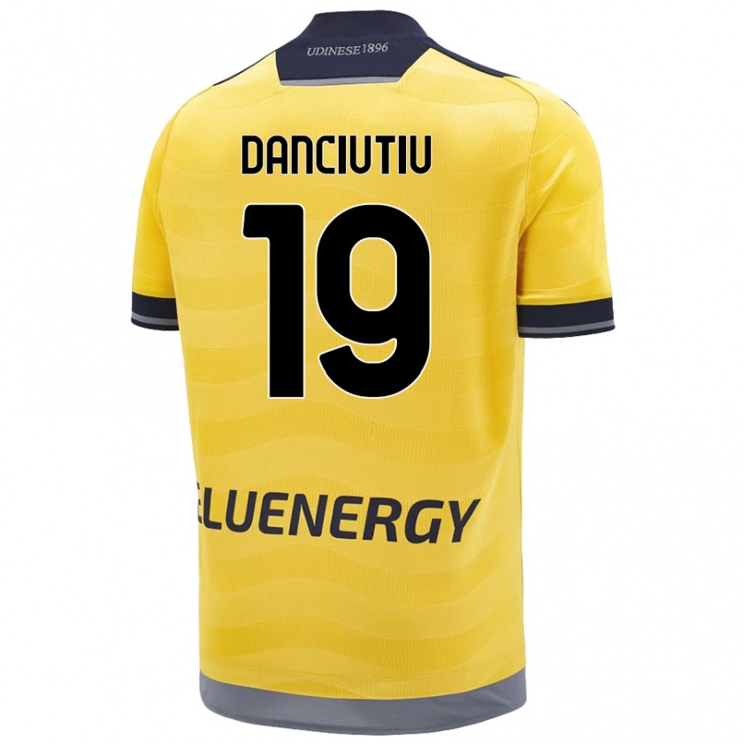 Kandiny Deti Vlad Danciuțiu #19 Zlatý Dresy Idegenbeli Csapatmez 2024/25 Triĭká