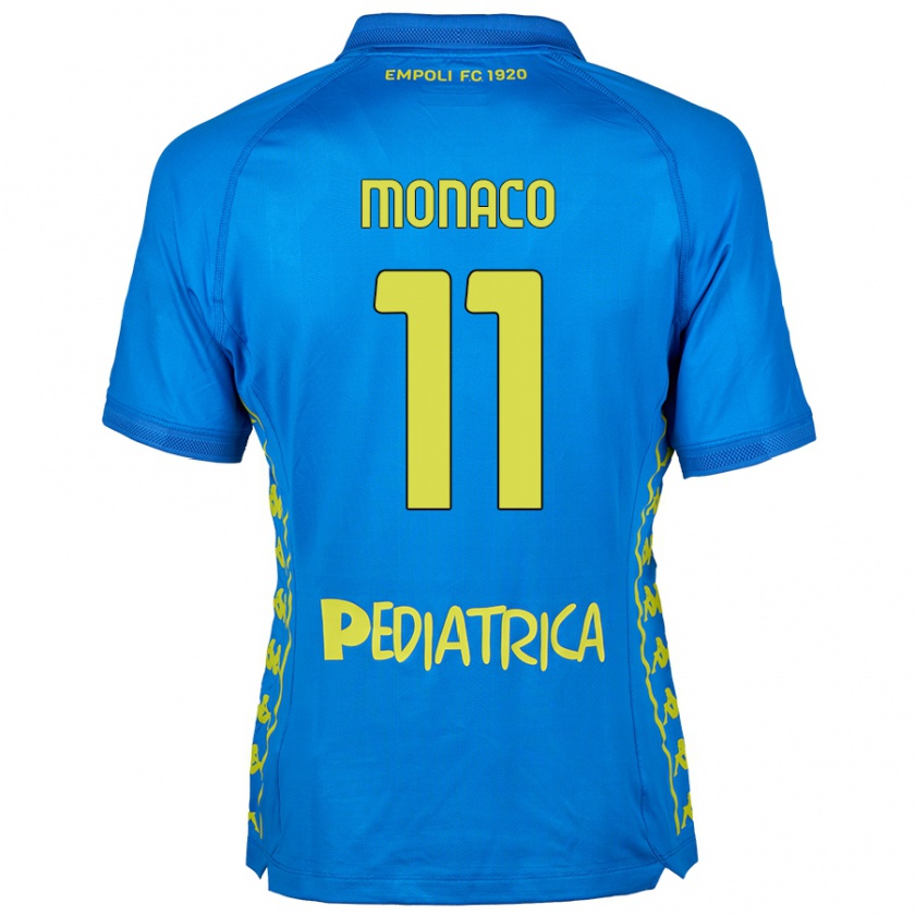 Kandiny Muži Salvatore Monaco #11 Modrá Dresy Hazai Csapatmez 2024/25 Triĭká