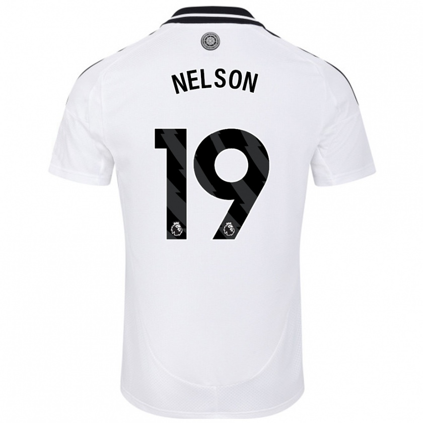 Kandiny Deti Reiss Nelson #19 Biela Dresy Hazai Csapatmez 2024/25 Triĭká