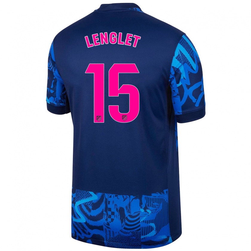 Kandiny Deti Clément Lenglet #15 Kráľovská Modrá Dresy Tretia Csapatmez 2024/25 Triĭká