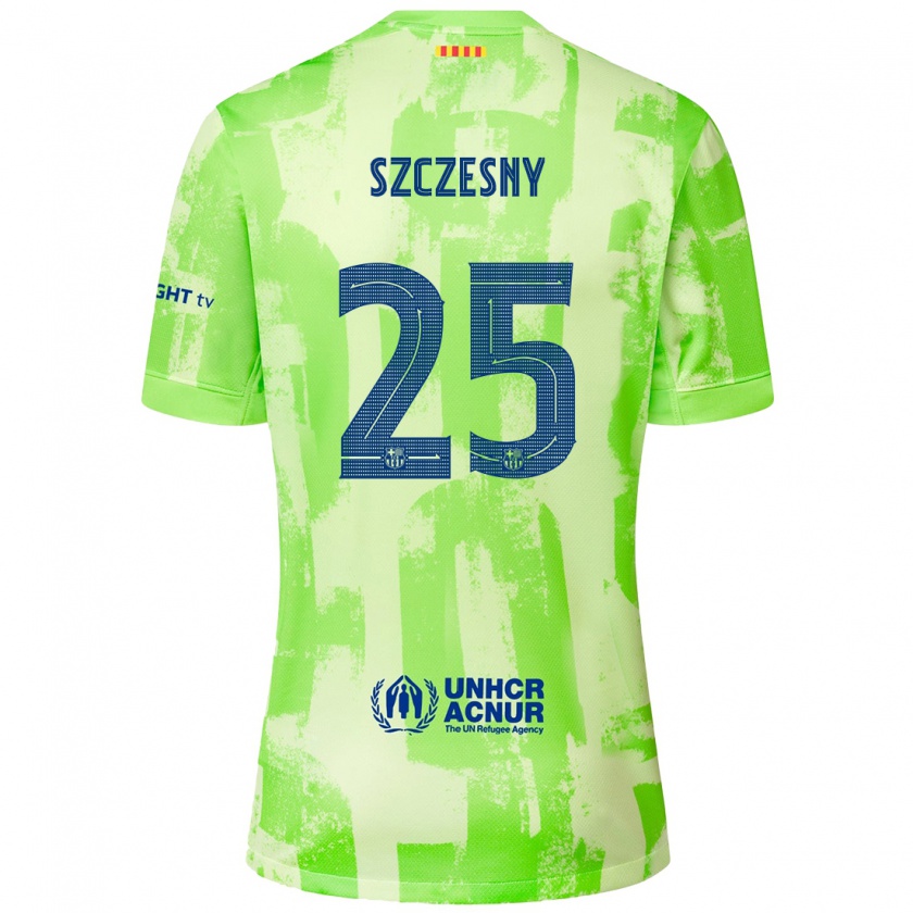 Kandiny Deti Wojciech Szczesny #25 Vápno Dresy Tretia Csapatmez 2024/25 Triĭká