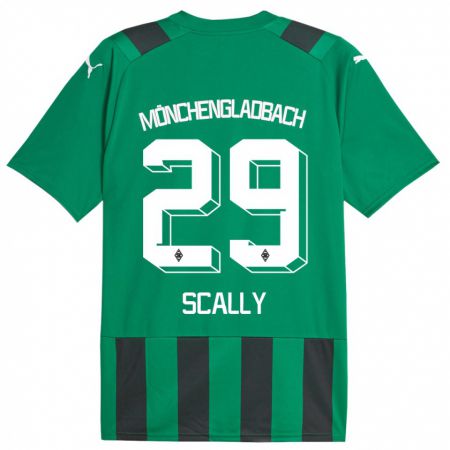 Kandiny Muži Joe Scally #29 Čierna Zelená Dresy Idegenbeli Csapatmez 2023/24 Triĭká