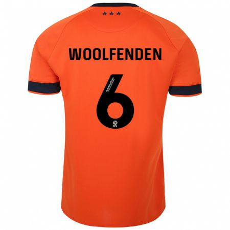 Kandiny Deti Luke Woolfenden #6 Oranžová Dresy Idegenbeli Csapatmez 2023/24 Triĭká