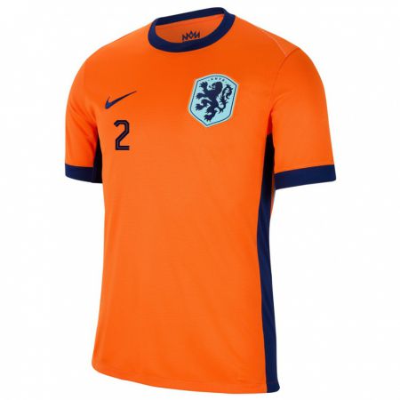 Kandiny Deti Holandsko Bram Rovers #2 Oranžová Dresy Hazai Csapatmez 24-26 Triĭká