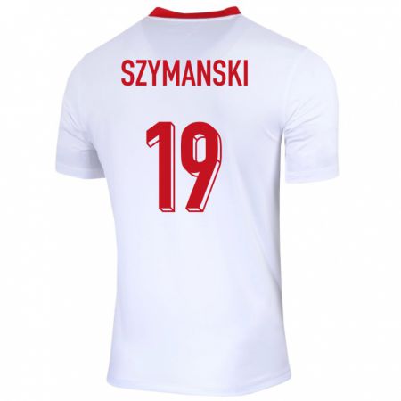 Kandiny Deti Poľsko Sebastian Szymanski #20 Biely Dresy Hazai Csapatmez 24-26 Triĭká