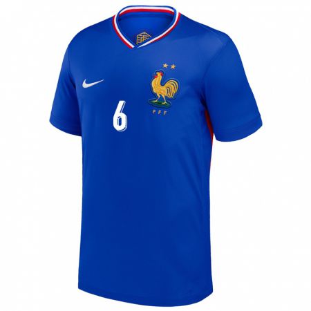 Kandiny Muži Francúzsko Eduardo Camavinga #6 Modrá Dresy Hazai Csapatmez 24-26 Triĭká