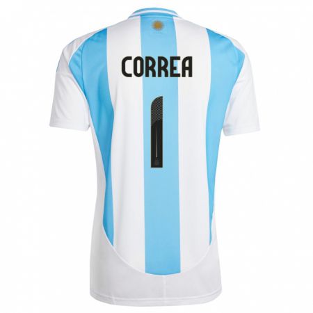 Kandiny Muži Argentína Vanina Correa #1 Biela Modrá Dresy Hazai Csapatmez 24-26 Triĭká