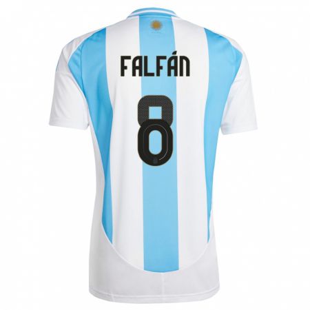 Kandiny Muži Argentína Daiana Falfan #8 Biela Modrá Dresy Hazai Csapatmez 24-26 Triĭká