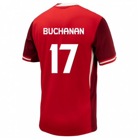 Kandiny Muži Kanada Tajon Buchanan #17 Červená Dresy Hazai Csapatmez 24-26 Triĭká