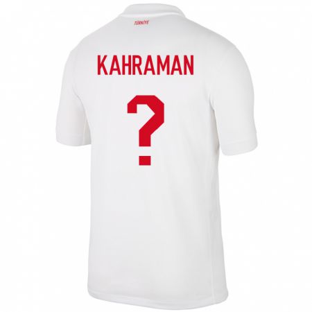 Kandiny Ženy Turecko Osman Kahraman #0 Biely Dresy Hazai Csapatmez 24-26 Triĭká