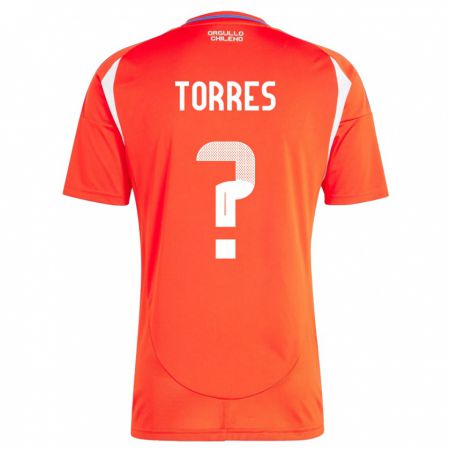 Kandiny Ženy Čile Bruno Torres #0 Červená Dresy Hazai Csapatmez 24-26 Triĭká
