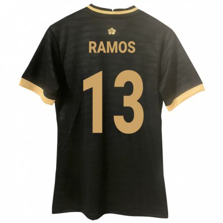 Kandiny Ženy Panama Jiovany Ramos #13 Čierna Dresy Idegenbeli Csapatmez 24-26 Triĭká