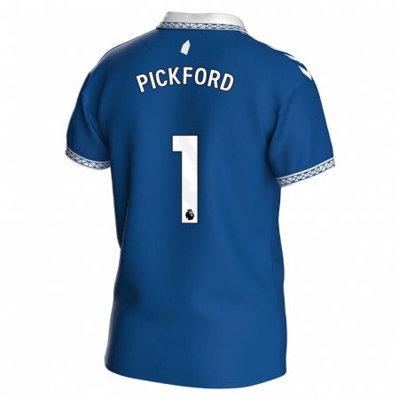 Kandiny Deti Jordan Pickford #1 Kráľovská Modrá Dresy Hazai Csapatmez 2023/24 Triĭká