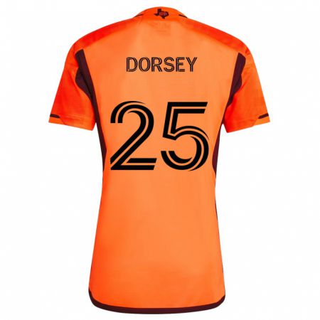 Kandiny Deti Griffin Dorsey #25 Oranžová Čierna Dresy Hazai Csapatmez 2024/25 Triĭká