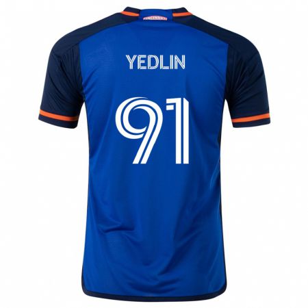 Kandiny Deti Deandre Yedlin #91 Modrá Biela Dresy Hazai Csapatmez 2024/25 Triĭká