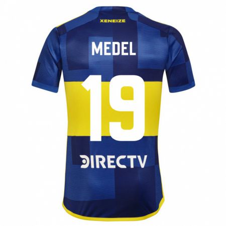 Kandiny Deti Gary Medel #19 Modrá Žltá Dresy Hazai Csapatmez 2024/25 Triĭká