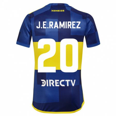 Kandiny Deti Juan Edgardo Ramirez #20 Modrá Žltá Dresy Hazai Csapatmez 2024/25 Triĭká