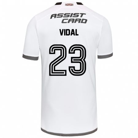 Kandiny Deti Arturo Vidal #23 Biely Čierny Dresy Hazai Csapatmez 2024/25 Triĭká