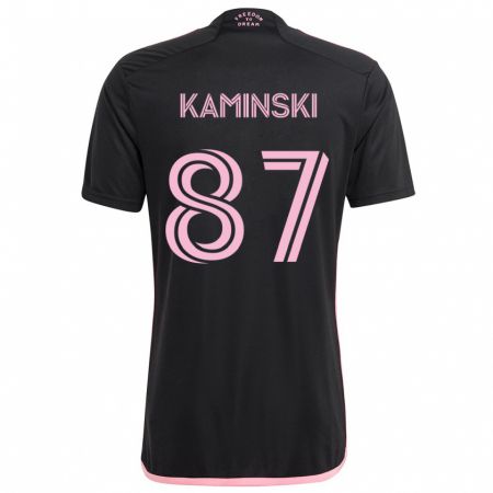 Kandiny Deti Brett Kaminski #87 Čierna Dresy Idegenbeli Csapatmez 2024/25 Triĭká