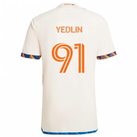 Kandiny Deti Deandre Yedlin #91 Biela Oranžová Dresy Idegenbeli Csapatmez 2024/25 Triĭká