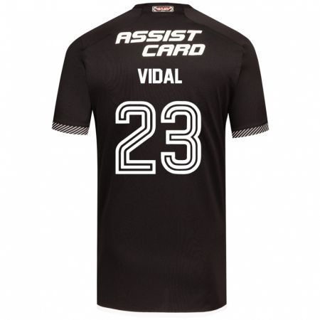 Kandiny Muži Arturo Vidal #23 Čierna Biela Dresy Idegenbeli Csapatmez 2024/25 Triĭká