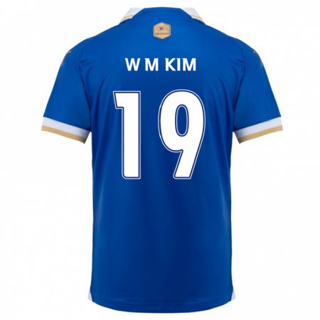 Kandiny Deti Min-Woo Kim #19 Modrá Biela Dresy Hazai Csapatmez 2024/25 Triĭká