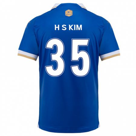 Kandiny Deti Seung-Hyun Kim #35 Modrá Biela Dresy Hazai Csapatmez 2024/25 Triĭká